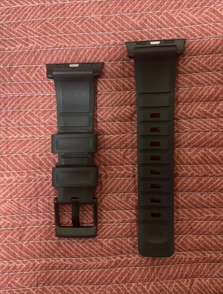 노마드 애플워치 스트랩 러기드 블랙 40/41/42mm 공용--1