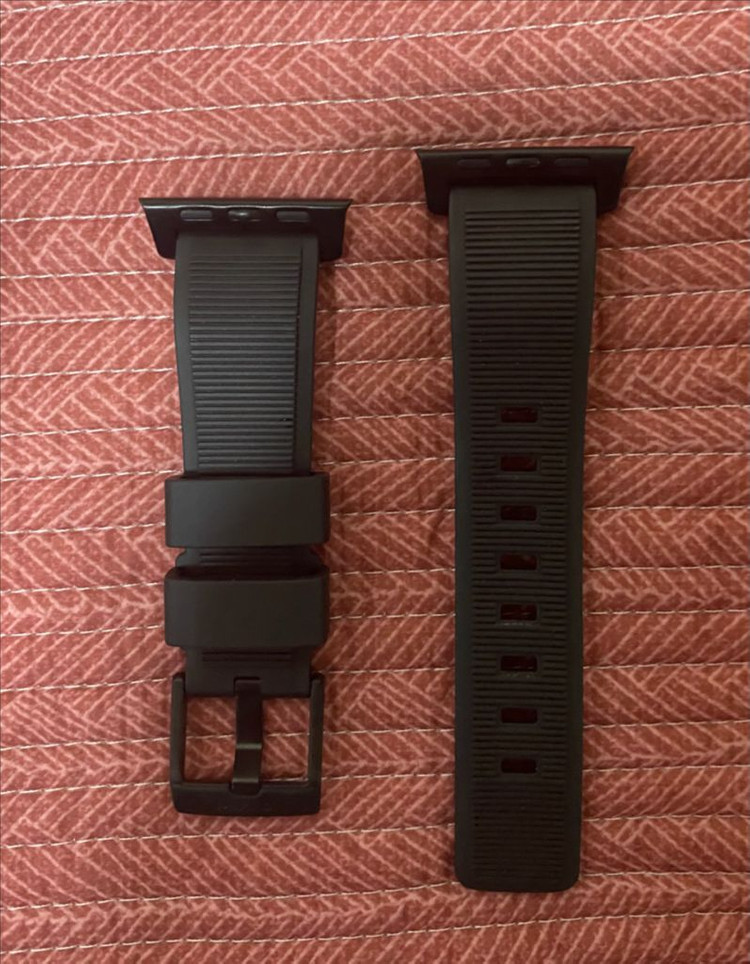 노마드 애플워치 스트랩 러기드 블랙 40/41/42mm 공용--2