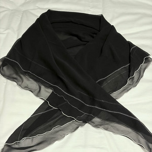 avouavou 아보아보 실크 스카프(블랙)