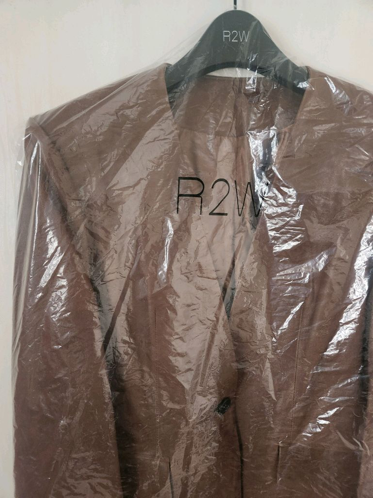 레디투웨어 알투더블유 R2W Henson leather JK 2M 꼬냑컬러 새제품--13