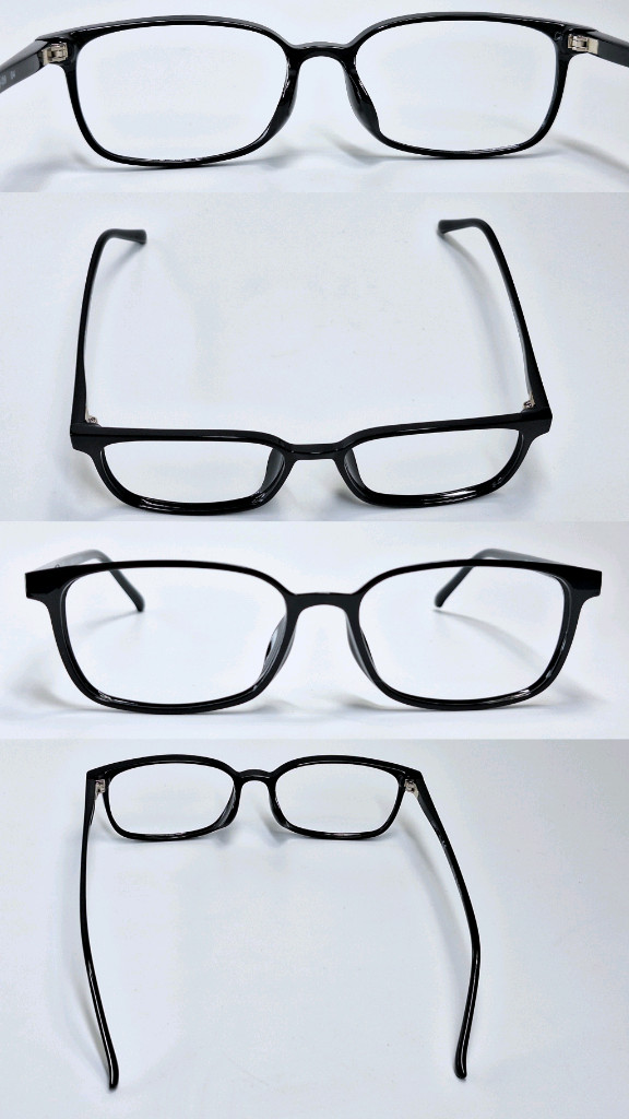 유니클로 스퀘어 클리어 선글라스 겸 안경테 361-423505 일본 수입 패션 아이웨어 y2k 울트라 라이트 초경량--3