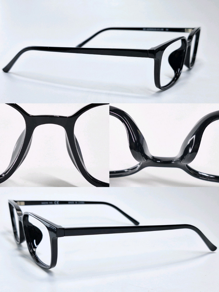 유니클로 스퀘어 클리어 선글라스 겸 안경테 361-423505 일본 수입 패션 아이웨어 y2k 울트라 라이트 초경량--8