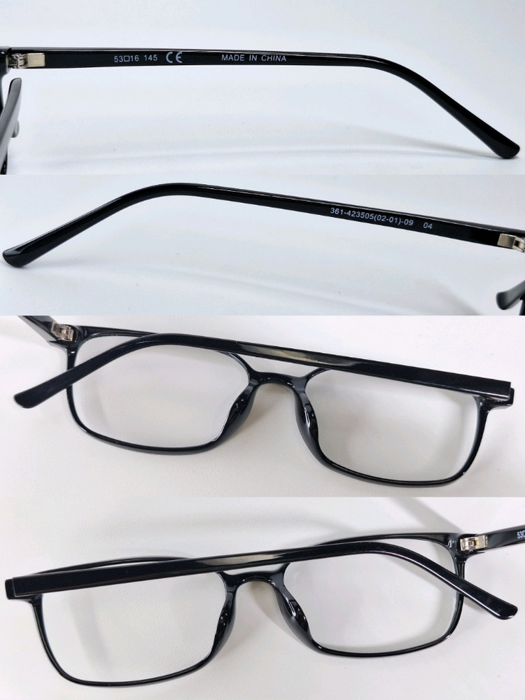 유니클로 스퀘어 클리어 선글라스 겸 안경테 361-423505 일본 수입 패션 아이웨어 y2k 울트라 라이트 초경량--9