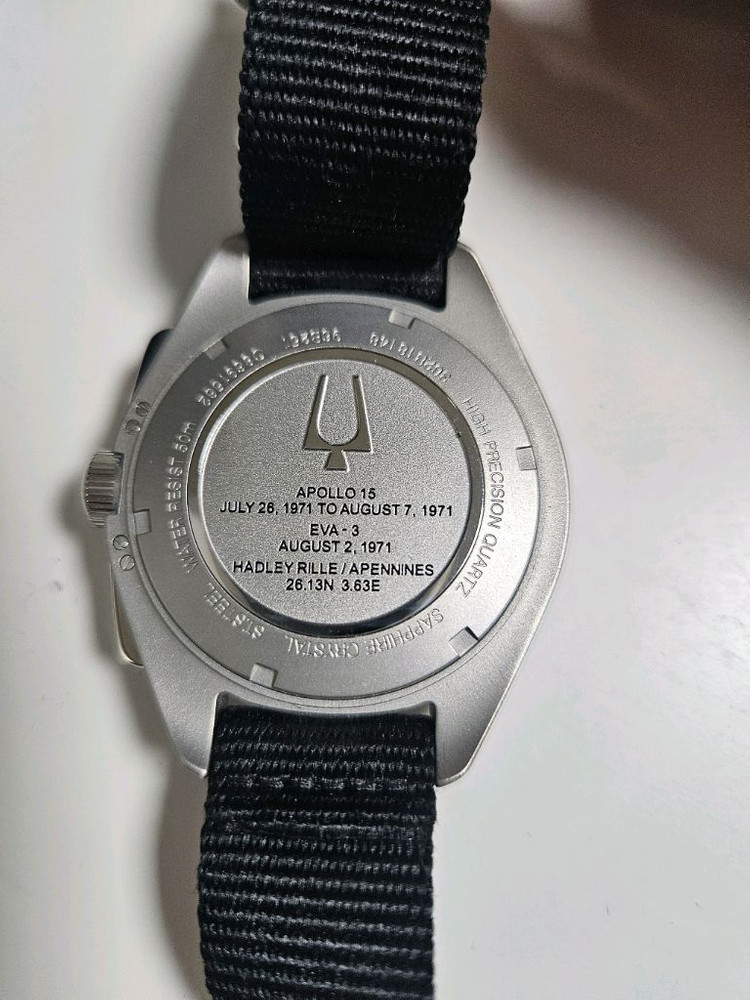 아폴로15 시계 부로바 루나파일럿--2