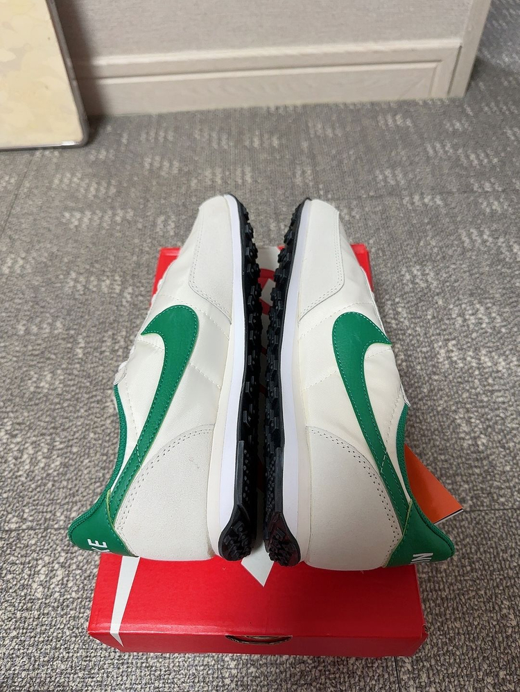 [280] 나이키 와플트레이너2 화이트그린--5