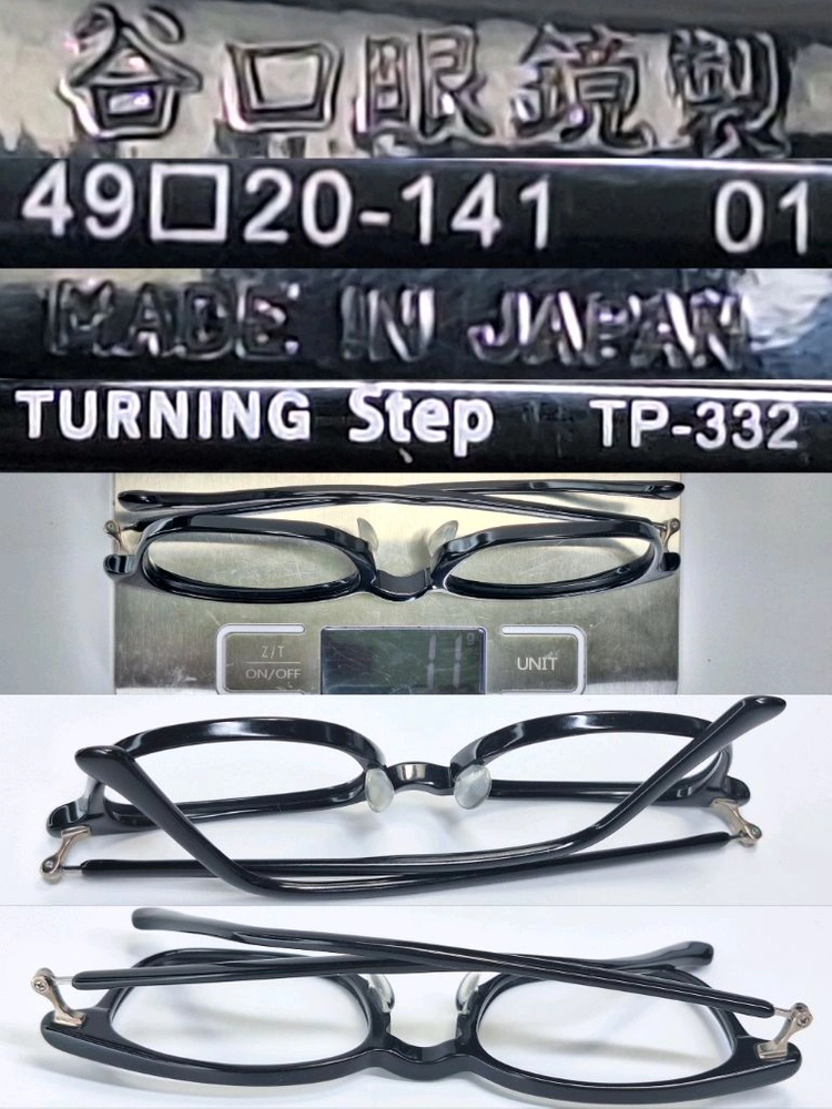일본 하우스 브랜드 사바에 장인 수제 안경테 타니구치 TURNING Step TP-332 하이엔드 일제 고급 패션 이미지