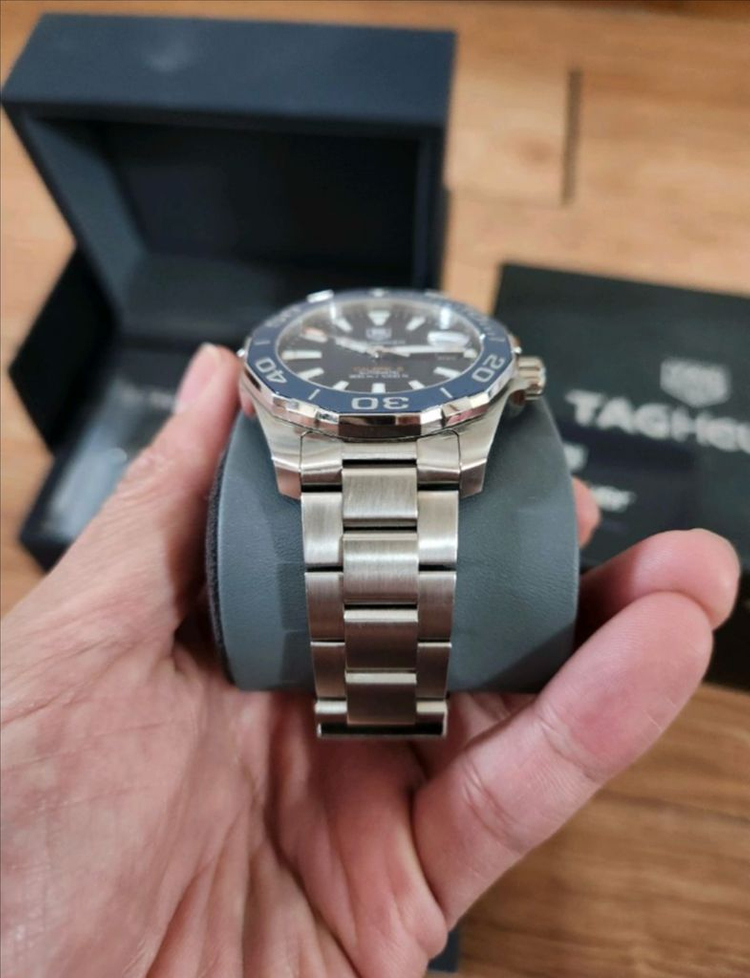 태그호이어 아쿠아레이서 오토매틱 41mm 청판--3