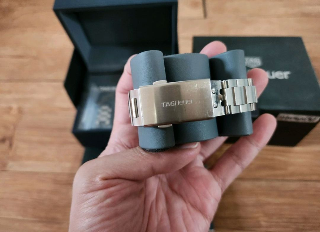 태그호이어 아쿠아레이서 오토매틱 41mm 청판--4