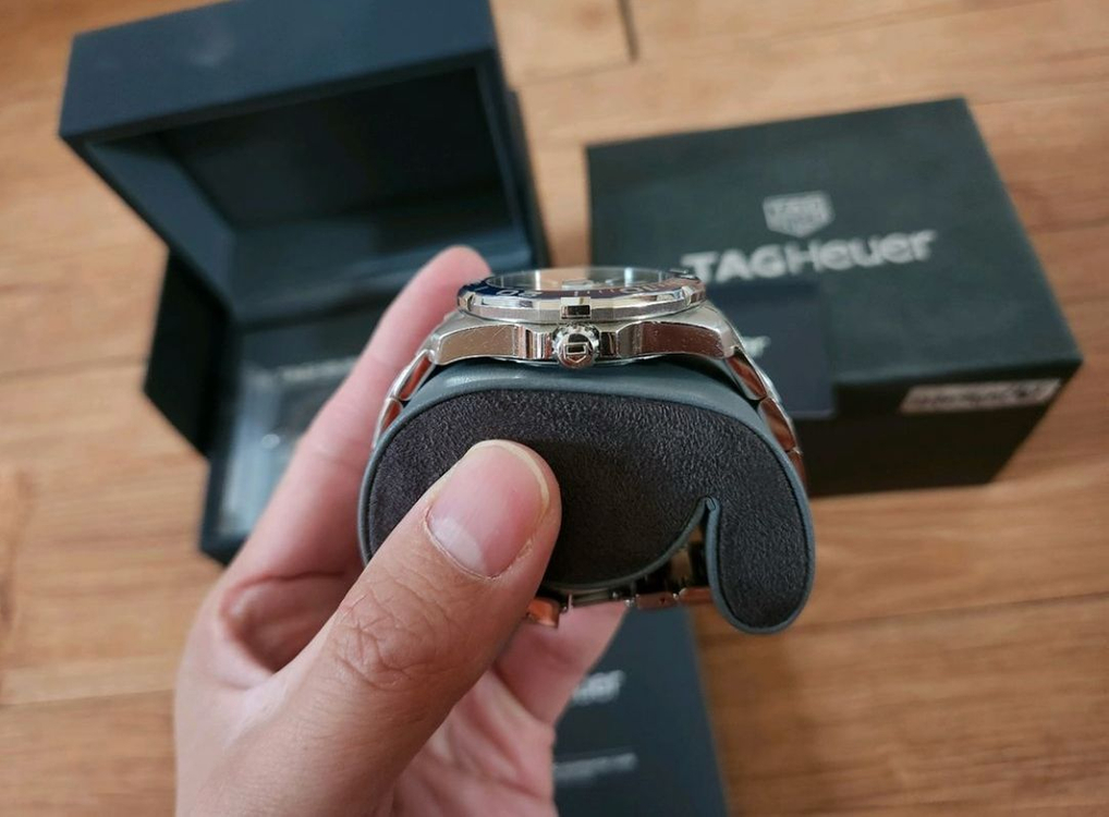 태그호이어 아쿠아레이서 오토매틱 41mm 청판--5