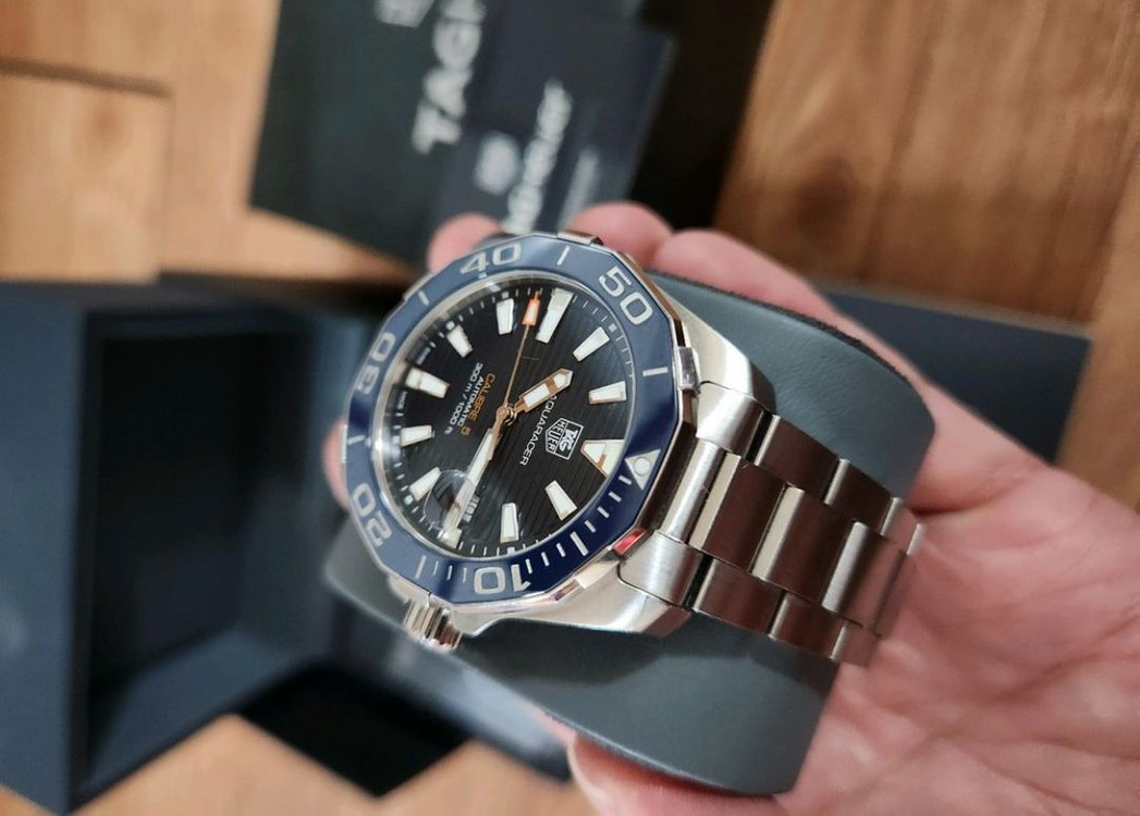 태그호이어 아쿠아레이서 오토매틱 41mm 청판--7