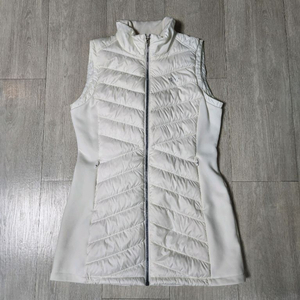 (상태최고)루이까스텔골프 여성덕다운패딩조끼(90)