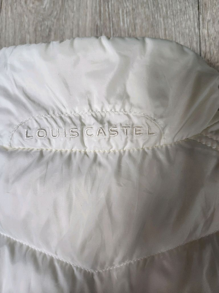 (상태최고)루이까스텔골프 여성덕다운패딩조끼(90)--3