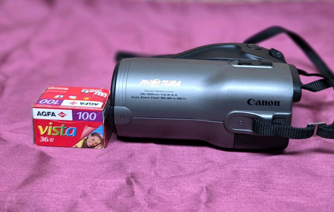 캐논 포트라 필름 카메라--8