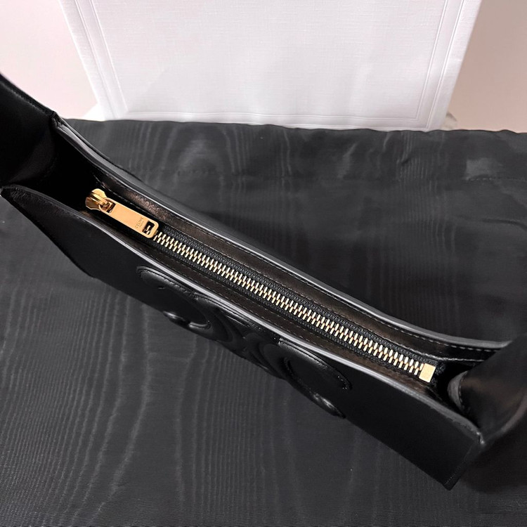 [S급/정품] 셀린느 퀴르 트리옹프 숄더백 가방 블랙--3