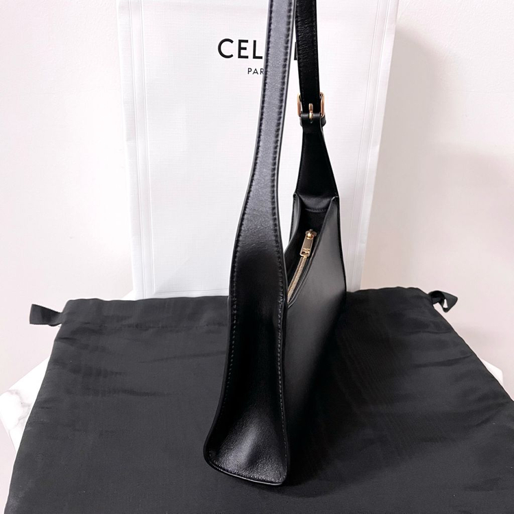 [S급/정품] 셀린느 퀴르 트리옹프 숄더백 가방 블랙--5