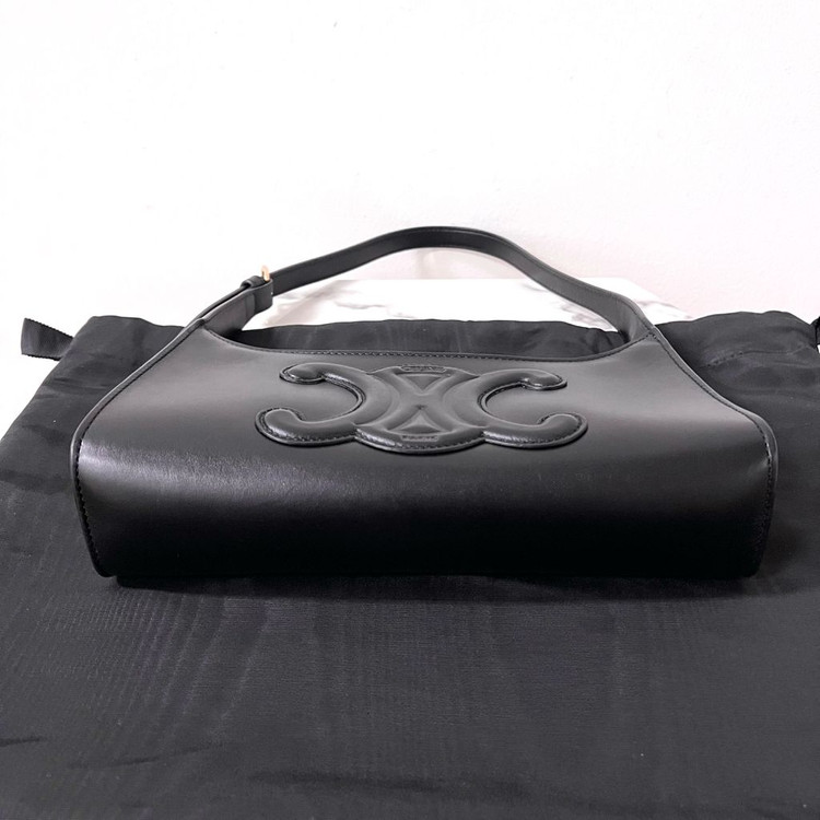 [S급/정품] 셀린느 퀴르 트리옹프 숄더백 가방 블랙--6