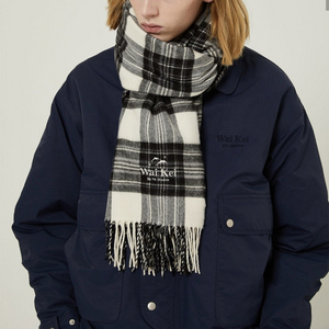 와이케이 체크 머플러 (미착용,개봉새상품)