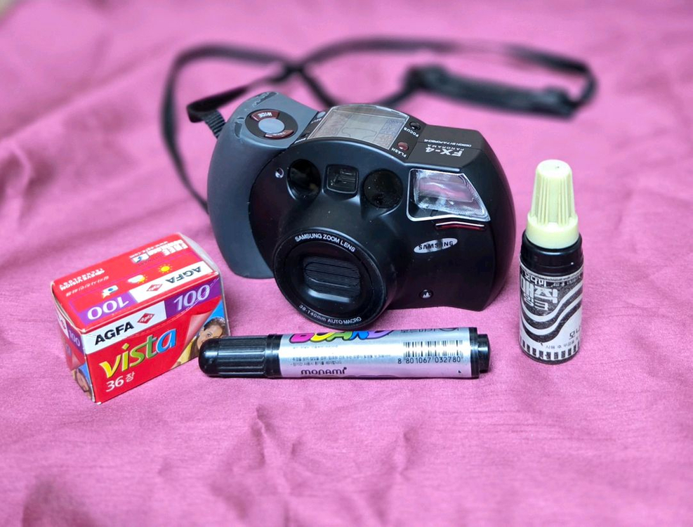 삼성 필름 카메라 케녹스 FX-4(((필름1통증정)))--9