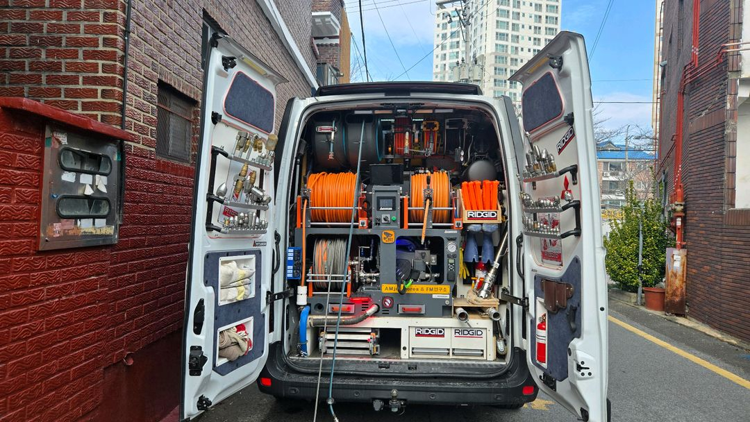 하수구 전문가용 고압세척기--4