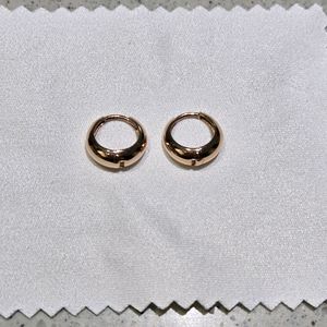 14K 로즈골드 물방울 링귀걸이 1.29g(0.344돈)