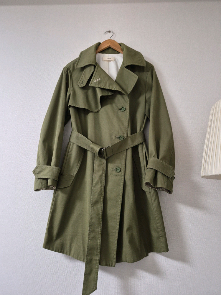 한섬시스템 트렌치반코트--1
