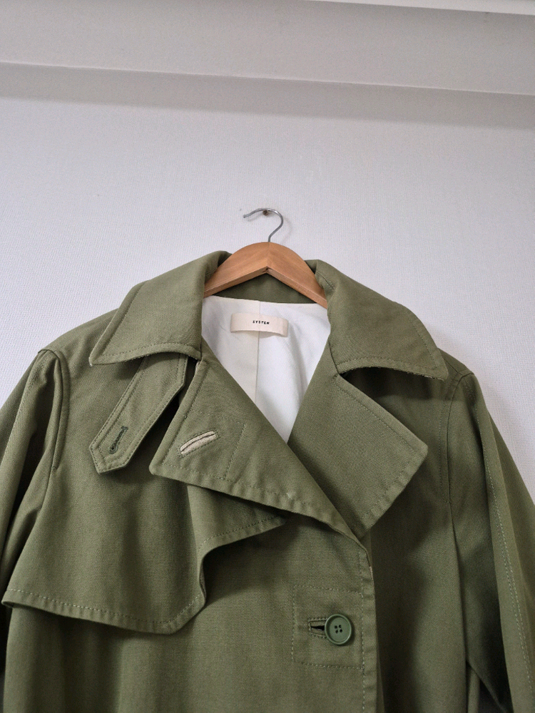 한섬시스템 트렌치반코트--3