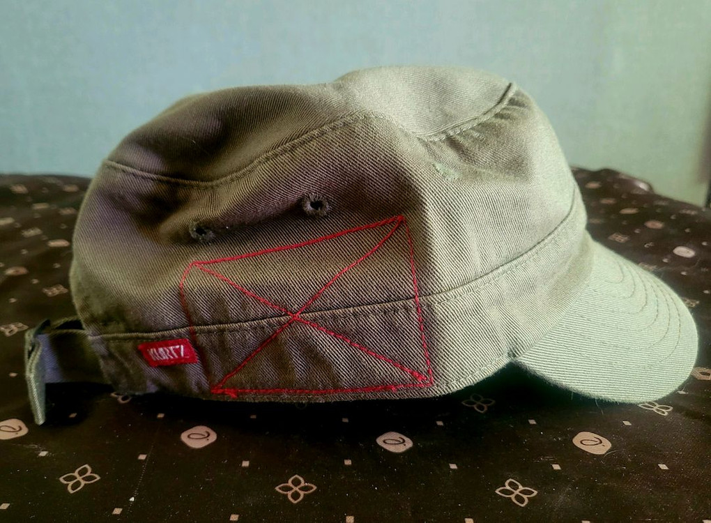 [미착용 새상품]Akurtz 에이커츠 카키 밀리터리 캡--3