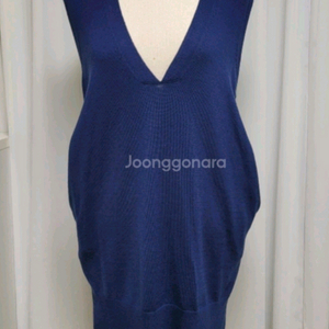 구호 니트 슬리브리스