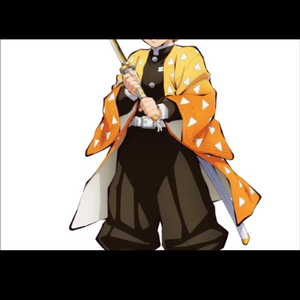 귀멸의 칼날 젠이츠 코스프레 의상