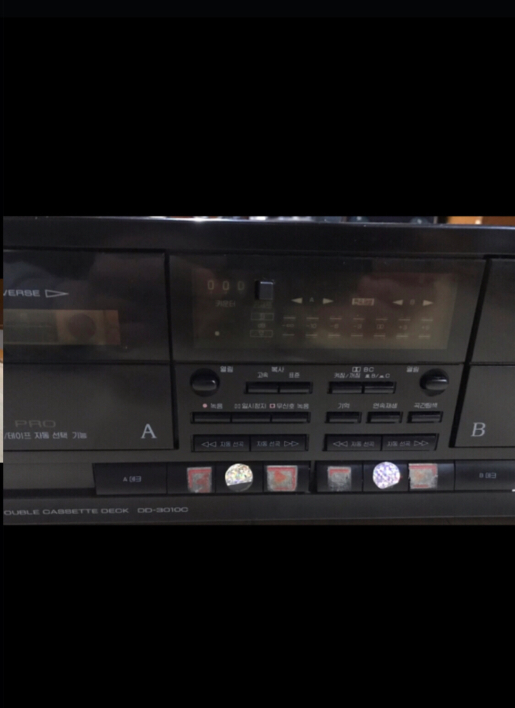 인켈 카세트 데크 DD-3010C ( 고장 )--2