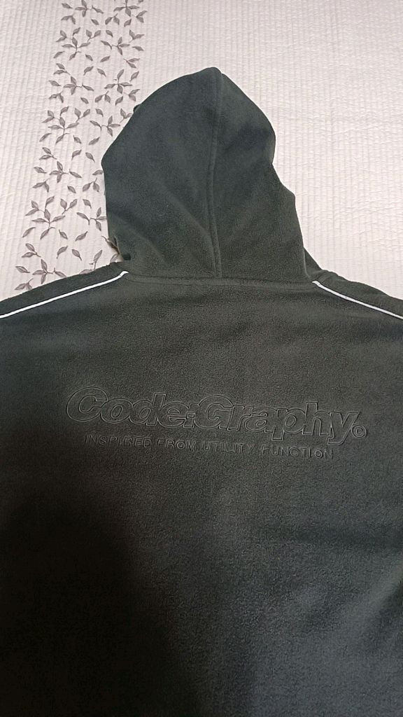 코드그라피 오버핏플리스 105 가슴64 기장71 이미지