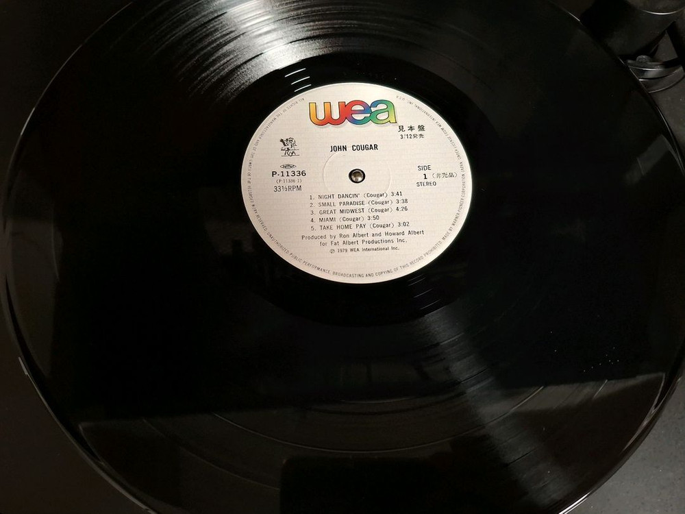 존 쿠거 John Cougar Mellencamp 일본반 엘피 LP--4