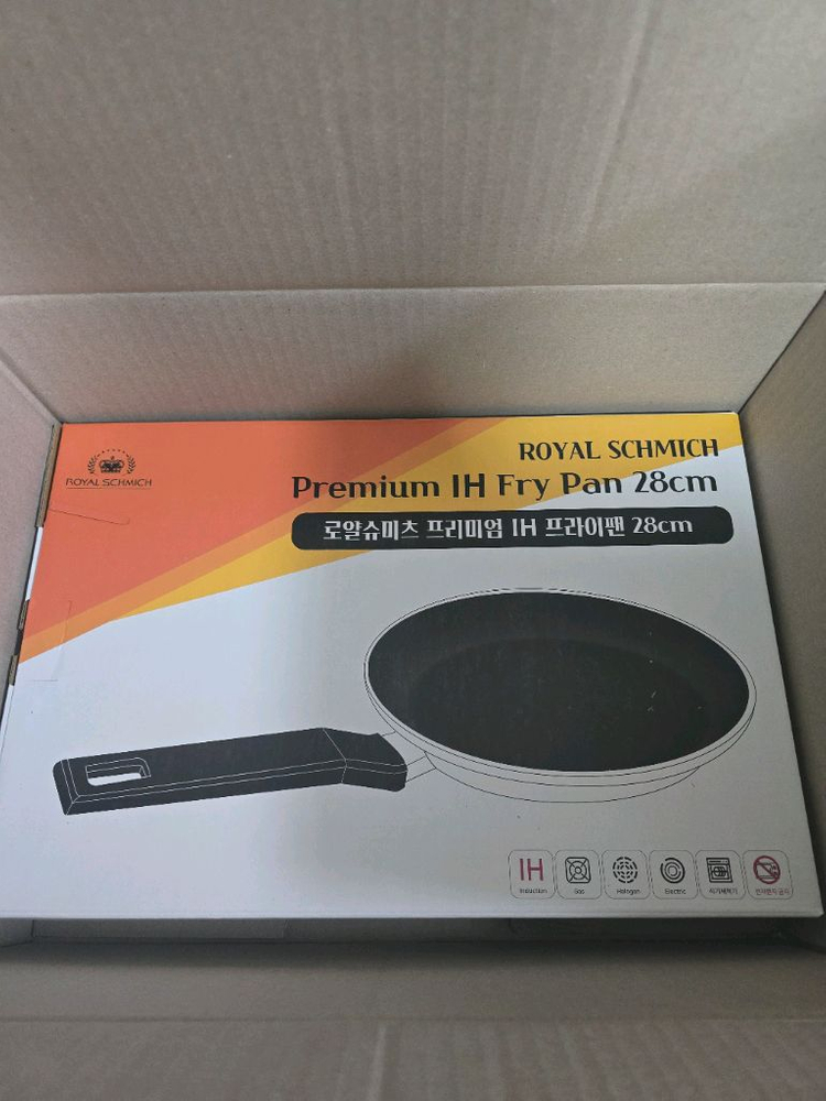 박스 미개봉 새상품 명품 프리미엄 IH 프라이팬 28cm--2