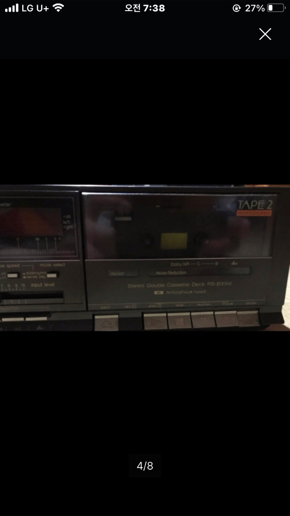 카세트 데크 RS-B33W ( 고장 )--3