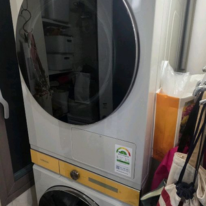 삼성 그랑데 AI 세탁기(24KG)(WF24A9500YE)+건조기(19KG)(DV19A9740YE)