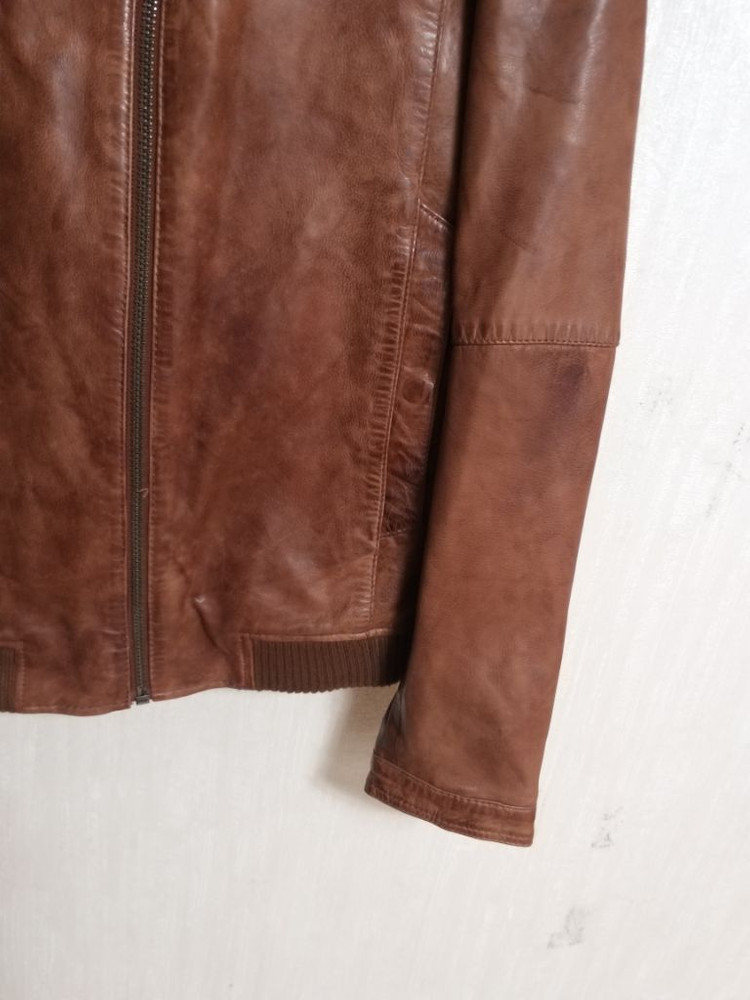 자라맨 빈티지핏 블루종 라이더자켓 (어100.남95) 이미지