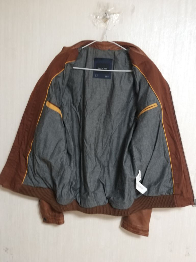 자라맨 빈티지핏 블루종 라이더자켓 (어100.남95) 이미지