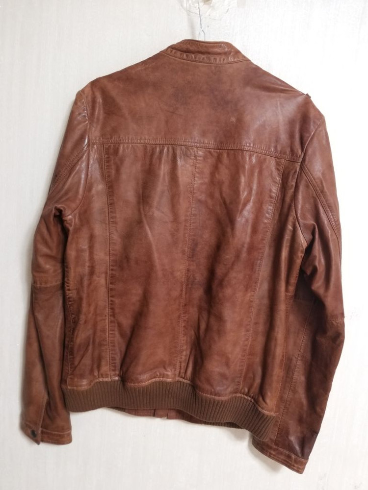 자라맨 빈티지핏 블루종 라이더자켓 (어100.남95) 이미지