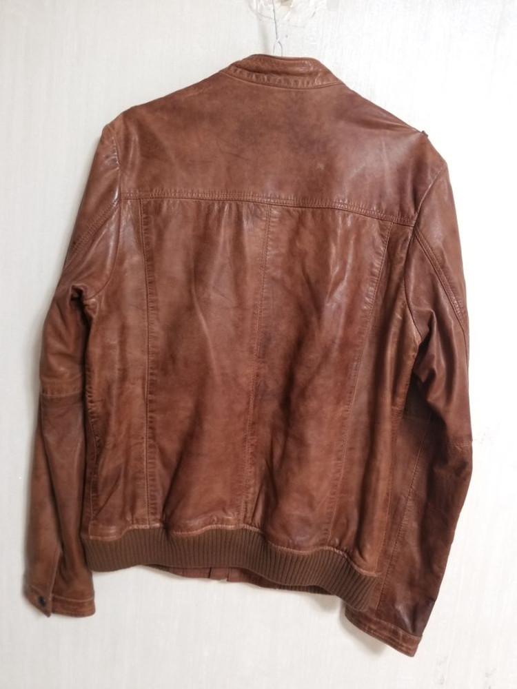 자라맨 빈티지핏 블루종 라이더자켓 (어100.남95) 이미지