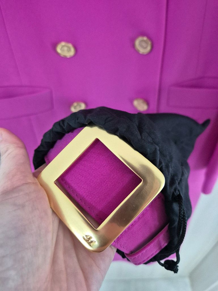 모조에스핀 자주색상 코트--3