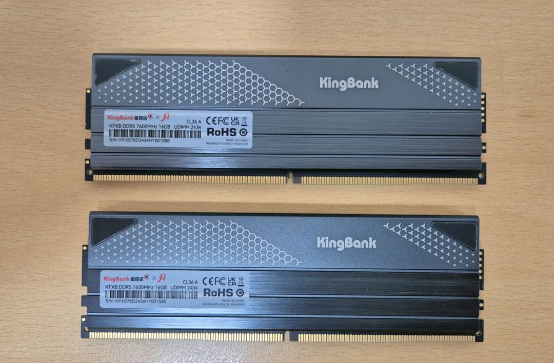 킹뱅크 DDR5 32GB 7600MHz 하이닉스 A다이 램--1