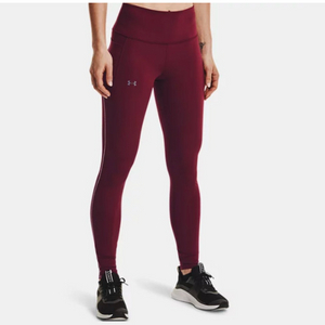 언더아머 여성용 RUSH ColdGear Core 레깅스: 버건디 S