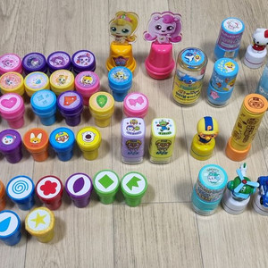 [총54종]캐릭터 도장놀이·칭찬스탬프·워터볼토이스템프(뽀로로,핑크퐁 아기상어,티니핑,헬로키티,로보카폴리,산리오 등)