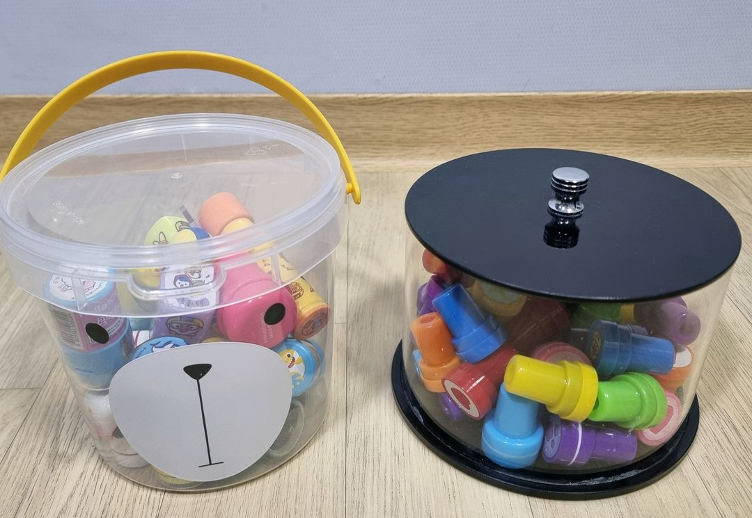 [총54종]캐릭터 도장놀이·칭찬스탬프·워터볼토이스템프(뽀로로,핑크퐁 아기상어,티니핑,헬로키티,로보카폴리,산리오 등)--6