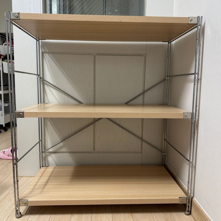 SUS 스테인리스 유닛 선반 3단 떡갈나무 와이드 S 팝니다. 수납장 이미지