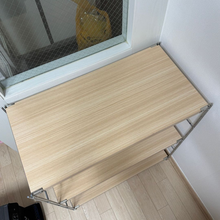 SUS 스테인리스 유닛 선반 3단 떡갈나무 와이드 S 팝니다. 수납장 이미지