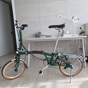 브롬톤 M6R 레이싱그린 실버 상태 매우 좋음