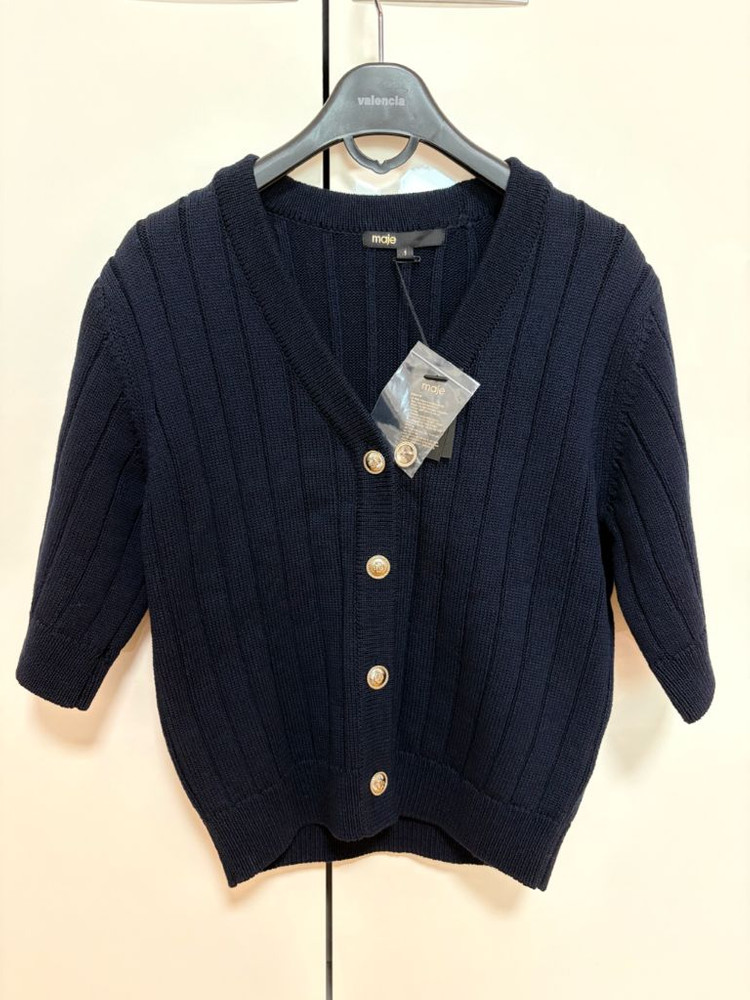 마쥬 Maje 1사이즈 니트 가디건--0