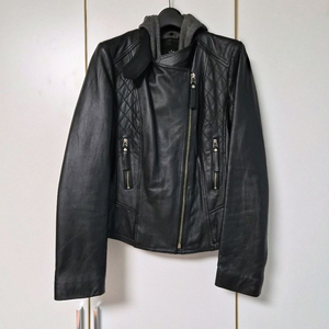 코인코즈 블랙 가죽 자켓 55사이즈 이미지
