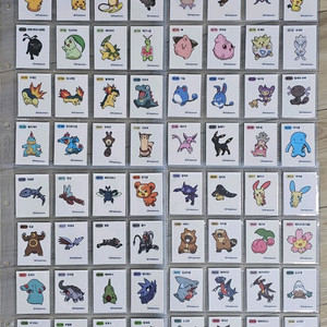 포켓몬띠부씰 시즌3 전종세트(개별구매가능)